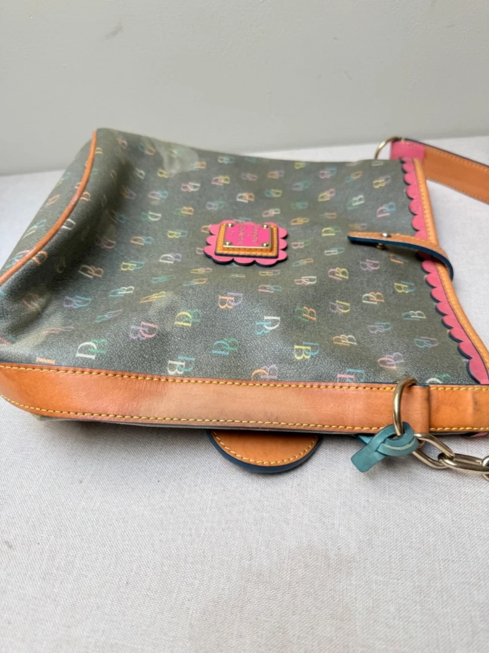 Dooney & Bourke Rainbow Monogram Bag Iconic Y2K 